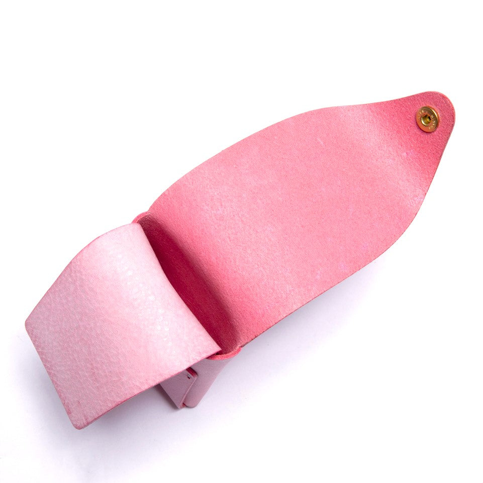 ALASKA LEATHER TRIFOLD WALLET -PINK- アラスカレザー三つ折り財布