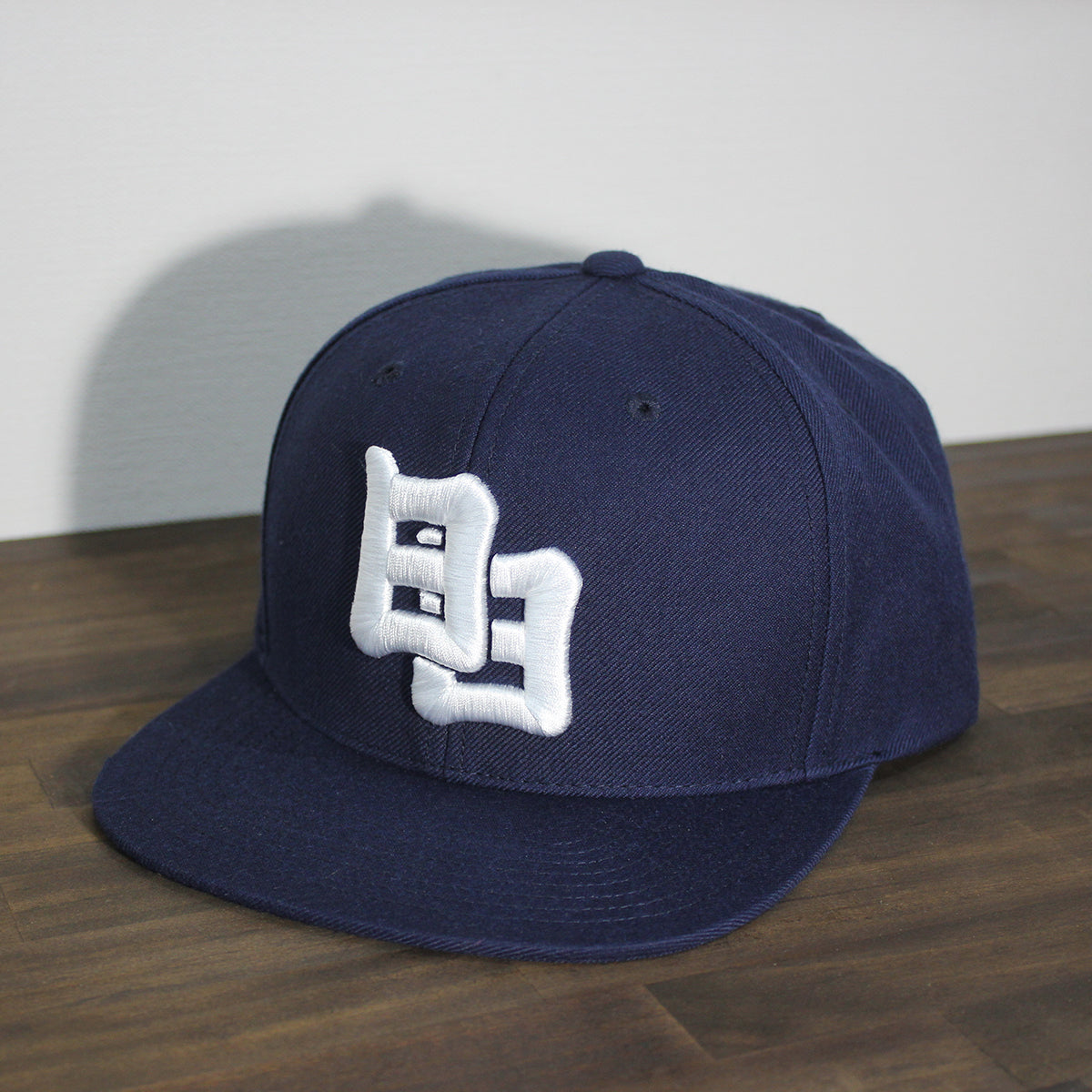 DAY TO DAY "KANJI" 3D EMBROIDERY CAP Navy 立体刺繍「日日」キャップ