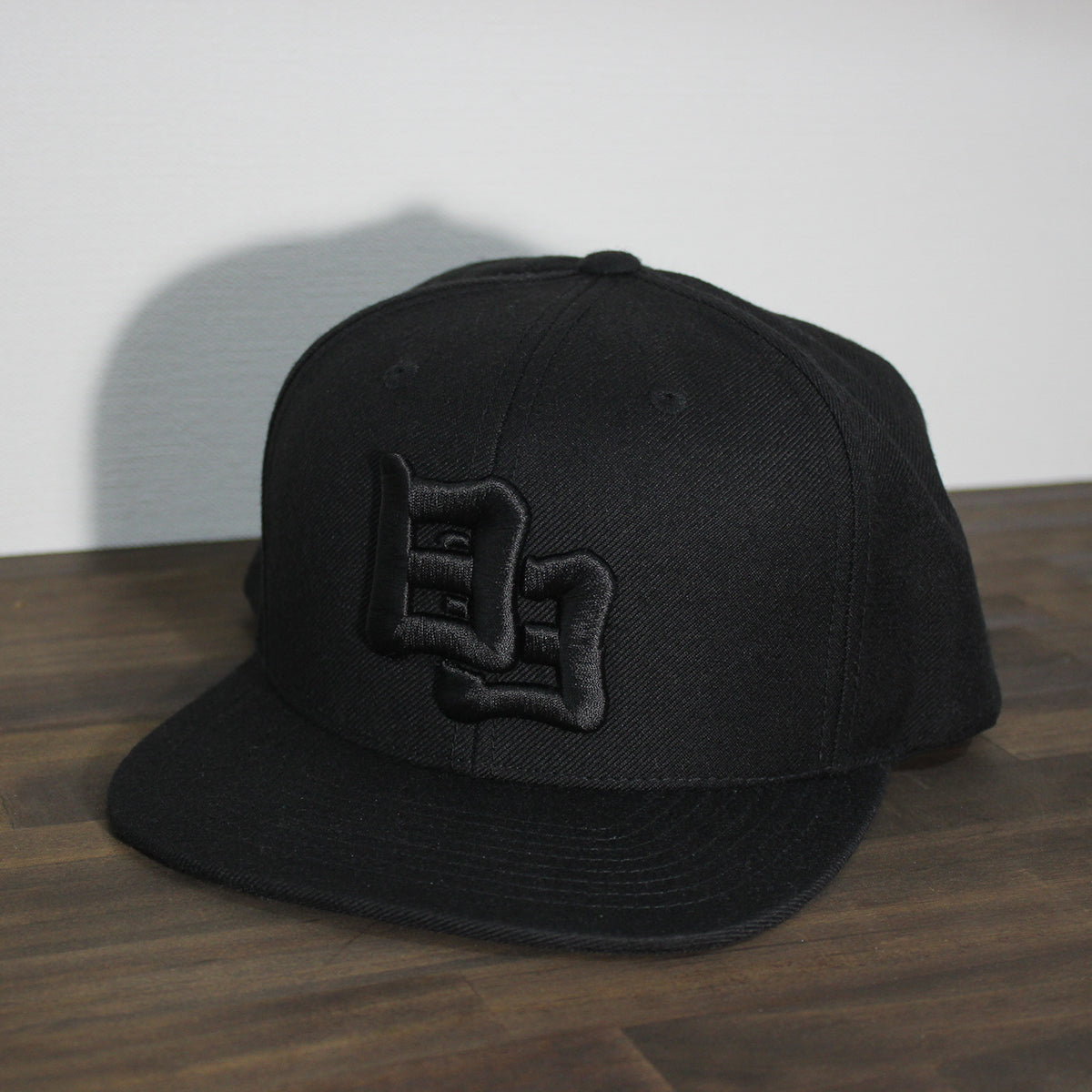 DAY TO DAY "KANJI" 3D EMBROIDERY CAP Black x Black 立体刺繍「日日」キャップ