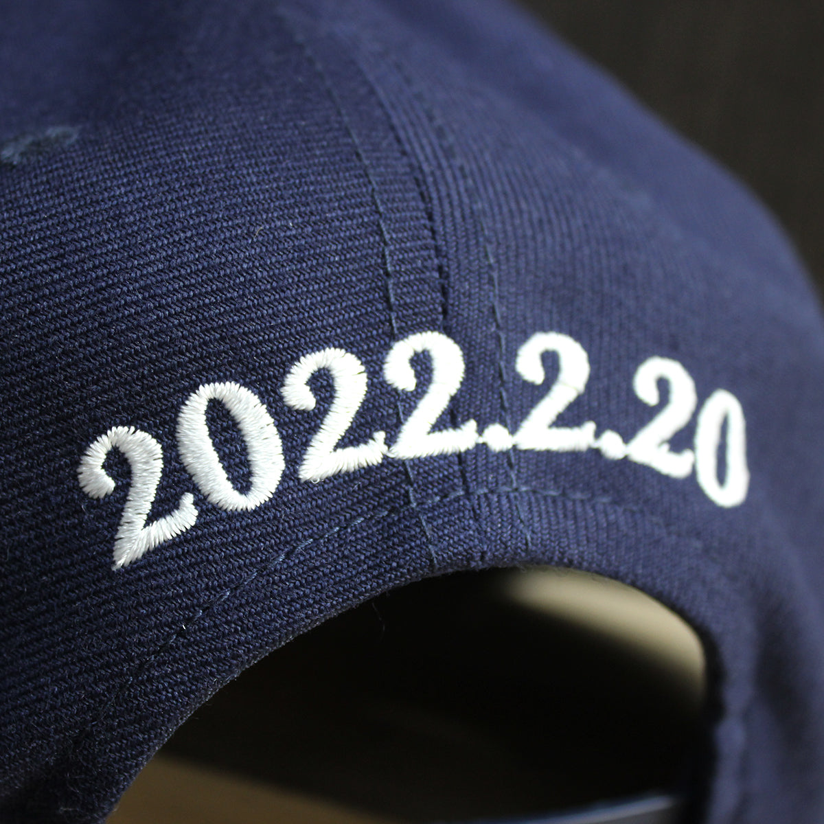 DAY TO DAY "KANJI" 3D EMBROIDERY CAP Navy　立体刺繍「日日」キャップ